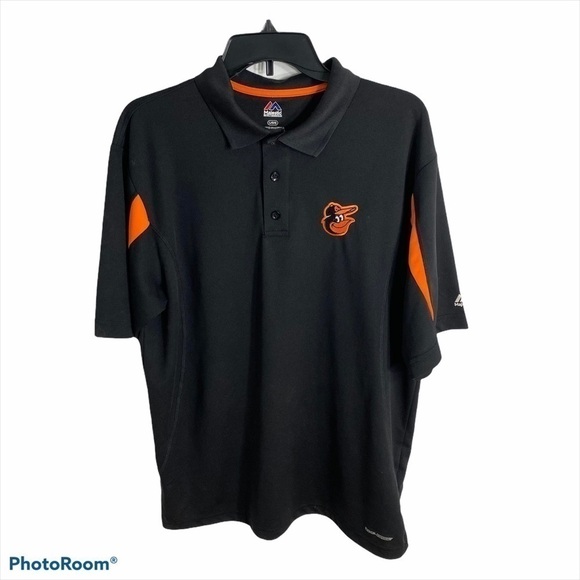 Baltimore Ravens Polo Shirt Large Men’s Black - Picture 1 of 7